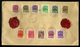 BUDAPEST 1942. Szép értéklevél, 12 Bélyeges Bérmentesítéssel, Közte Horthy 5P Marcaliba Küldve  /  BUDAPEST 1942 Nice Mo - Covers & Documents