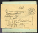 TRENCSÉN 1912. Csomagszállító Háromszínű Bérmentesítéssel Stubnyafürdőre Küldve  /  TRENCSÉN 1912 Parcel Postcard 3 Colo - Used Stamps