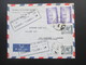 Syrien 1964 Air Mail / Luftpost Brief Banque De L* Unite Arabe Damas. Syrian Arab Republic - Syrie