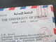 Jordanien 1983 Air Mail The University Of Jordan. Roter Freistempel 125 Fils. Dr. Hani Khoury - Giordania