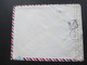 Delcampe - Ägypten / UAR 1964 Air Mail / Luftpost Mit 9 Marken / Schöne Frankatur Und Interessante Stempel!! Zensur - Brieven En Documenten