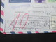 Irak / Iraq 1962 Luftpost / Air Mail Registered Letter / Einschreiben Baghdad No 303 Dreieckstempel Rückseitig - Irak