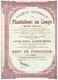 Action Ancienne - Société Générale De Plantations Au Congo - "SOPLANCO" - Titre De 1927 - Afrique