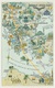 AK  Orientierungskarte Map Budapest Athen Cairo - Cartes Géographiques