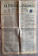 Timbre Type Sage 1 Centime Sur Journal 1878 La Presse Langroise Haute Marne Langres - Journaux