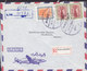 Saudi Arabia Air Mail RIYAD BANK Ltd. Registered Einschreiben (Purple Cds.) JEDDAH 1966 Cover Brief STOCKHOLM Sweden - Saudi-Arabien