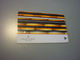 Hong Kong Four Seasons Hotel Room Key Card (no Notch, Orange-black-white) - Cartes D'hotel