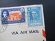 Iran Air Mail / Luftpost Teheran - Minden Firma Weserwerft - Iran