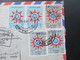 Irak 1960 Luftpost / Air Mail The Eastern Bank Limited Baghdad Iraq Dreieckstempel. 5 Marken - Iraq