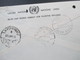 Delcampe - Jordanien 1966 / 67 Registered Letter / Einschr. United Nations Relief And Works Agency For Palestine Refugees. 2 Belege - Jordania