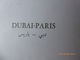 Menus:   Menu    Air France  Vol Dubaï-Paris   (voir Annotation) - Menus