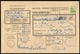 Post Office - CHILDREN POST OFFICE / Telegraph Telegram MONEY Order FORM - Inland / HUNGARY 1960's - Parcel Post - Postpaketten