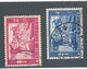 BELGIQUE - N°YT 959/60 OBLITERES - COTE YT : 20€ - 1954 - Oblitérés