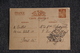 Guerre 1939- 45 : Carte Postale IRIS Interzone , Datée Du 5 MARS 1941, Tampon "INADMIS" Par La Censure, Mot En Rouge - Guerre 1939-45