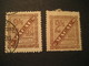 MACAU 1893/4 Yvert 46 (Perf. 12 1/2 Cancel + 13 1/2 Cat. Year 2008: 14 Eur) Stamp Macao Portugal China Area - Oblitérés