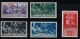 RB 1226 -  Italy Aegean Egeo Dodecanese - 1930 Ferrucci Set Of 5 Mint Stamps Patmos Patmo - Aegean (Patmo)