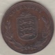 Guernesey 8 Doubles 1934 H. Bronze . KM# 14. - Guernsey