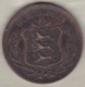 Guernesey 8 Doubles 1889 H. Bronze . KM# 7 - Guernesey