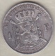 BELGIQUE .1 FRANC 1830 1880. 50ème ANNIVERSAIRE DE L'INDEPENDANCE. ARGENT - 1 Franc