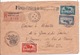 MAROC - LETTRE RECOMMANDEE TAZA-VILLE POUR PARIS 1924 - Luchtpost