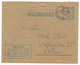 Enveloppe En Franchise Militaire. Suéde. Cachet 1942 - Militaire Zegels