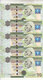 LIBYA 10 DINARS 2008 2009 P-73 SIG/7 BENGADARA LOT X5 UNC NOTES   */* - Libië