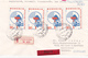 LETTRE - Mongolie - 8 Timbres N° 460 - 1969 - Recommandé - Express - Mongolie