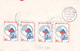LETTRE - Mongolie - 8 Timbres N° 460 - 1969 - Recommandé - Express - Mongolie