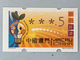 MACAU ATM LABELS, LOTUS FLOWER BRIDGE + ENERGY SAVING ISSUE - 3 STAR - Automatenmarken