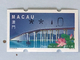 MACAU ATM LABELS, 1999 LOTUS FLOWER BRIDGE ISSUE - ERROR PRINTING - SHORT '1' - Automaten