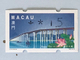 MACAU ATM LABELS, 1999 LOTUS FLOWER BRIDGE ISSUE - ERROR PRINTING - SHORT '1' OF 1.50PATACAS - Automatenmarken