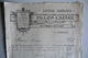 (026) FACTURES DOCUMENTS COMMERCIAUX. 15 CANTAL AURILLAC. LITERIE TOILES, FILLON LAZARE, Rue Du Monastère Et Cons. 1913. - Textile & Vestimentaire