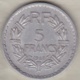 5 Francs Lavrillier 1946 , 9 Ouvert , Aluminium - 5 Francs