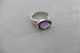 Neuf - Somptueuse Bague En Argent Sertie Grosse Améthyste Véritable T 53-54 - Anelli