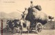 A CART LOAD OF COTTON ATTELAGE BUFFLE BOEUF COTON BOMBAY CLIFTON METIER INDE INDIA - India