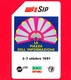 ITALIA - Scheda Telefonica - SIP - Usata - Smau 1991 - OCR 19 Mm - Golden 136D - C&C 2193 D - Erreurs & Variétés