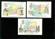 Beau Lot De 9 Cartes Postales De Belgique Cartes Géographiques Des Neuf Provinces Mooi Lot Van 9 Postk. Provincie België - 5 - 99 Postkaarten