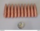 Delcampe - Lot De 10 Ogives Ou Balles Calibre 12.7mm - Armes Neutralisées