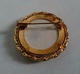 Ancienne Broche Ronde En Prcelaine De Limoges - Broches