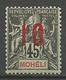 MOHELI N° 28 Chiffres Espacés GOM COLONIALE   NEUF** SANS CHARNIERE / MNH / Signé CALVES - Ongebruikt