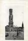 Timbre BELGE  35 Centimes Vert FLAMME Blankenbergue Plage Carte Postale Bruges Beffroi - Matasellos Generales