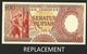 INDONESIA 100 RUPIAH 1958 REPLACEMENT STAR P # 59* UNC - Indonesia