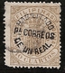 FILIPINAS-1881-88-ED. 66AK ESCUDO REAL DE ESPAÑAUN REAL S. 10 CUARTOS CASTAÑO ( N )- USADO - Philipines