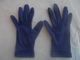 Ancien - Paire De Gants Bleu Pour Femme Années 60 - 1940-1970