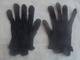 Ancien - Paire De Gants Filet Noir Pour Femme Années 50 - 1940-1970