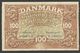 DENMARK 100 KRONER, 100 DANISH KRONE 1941 Prefix B P#33c.2 VF+ RARE - Danemark