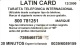 *ITALIA - LATIN CARD* - Scheda Usata - [2] Handy-, Prepaid- Und Aufladkarten