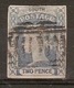 NEW SOUTH WALES 1851 2d CHALKY BLUE SG 53 FINE USED Cat £35 - Gebraucht