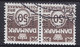 Denmark Perfin Perforé Lochung (D72) 'DSB' De Danske Statsbaner (Railway Company) (2 Scans) - Abarten Und Kuriositäten