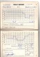 Livret De Controle Membres équipage Transports Routiers, De 1975, 94 Pages, Transports BERTHELOT,  ROMAGNE FOUGERES (35) - Trucks